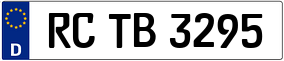 Truck License Plate